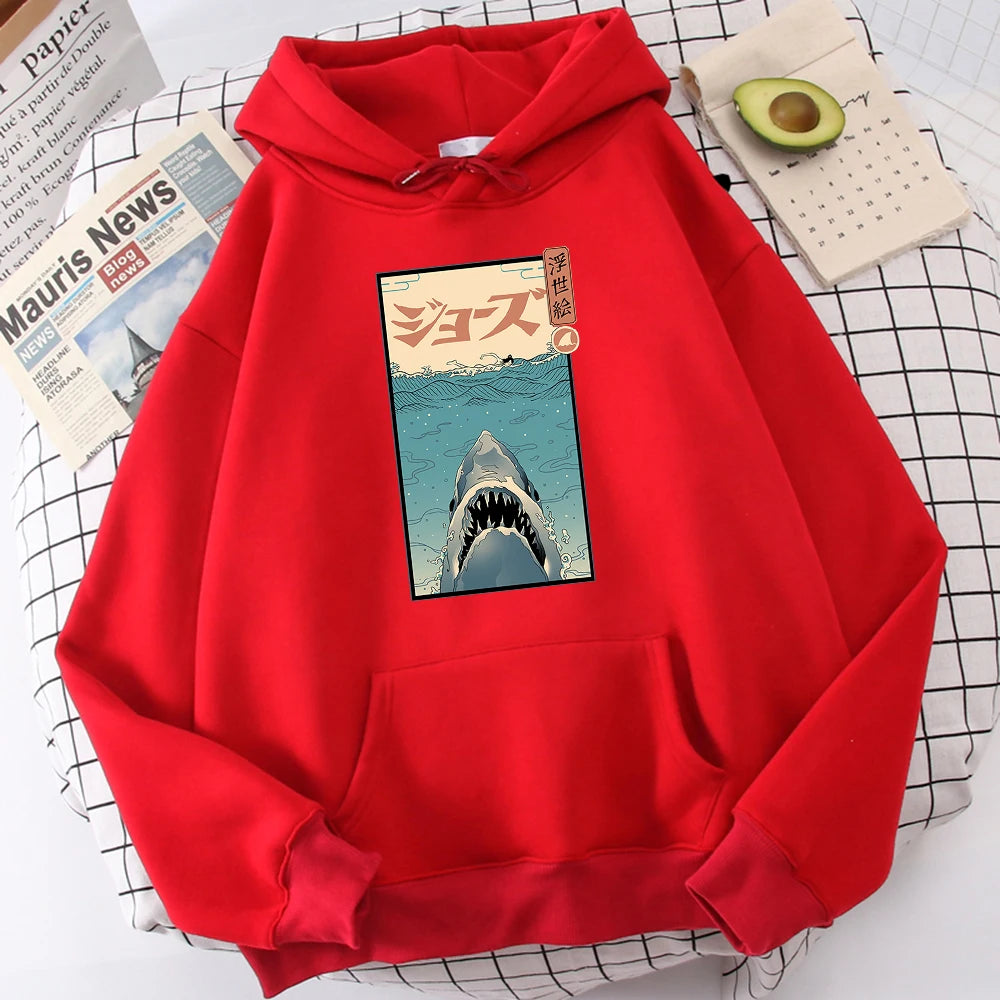 Novelty shark sweater